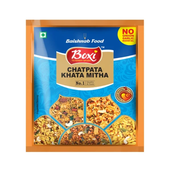 Odisha Best Namkeen Boxi Chatpata Khata Mitha – 375 gm | Crispy & Tangy Snack